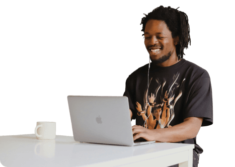 guy on computer